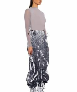 MACY FAUX DENIM LOOK PARACHUTE PANT -FINESSE-shop macy faux denim look parachute pant black 7 7