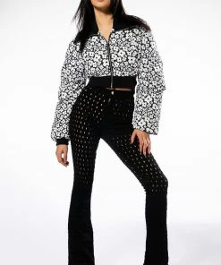 MAKE YOU WANT MORE DISTRESSED FLARE JEANS -FINESSE-shop make you want more distressed flare jeans black denim 3 3