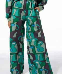 MEDUSA WIDE LEG SCUBA SWEATPANTS