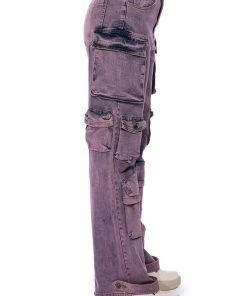 MELISSA CARGO PANTS -FINESSE-shop melissa cargo pants purple 6 6
