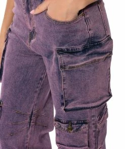 MELISSA CARGO PANTS -FINESSE-shop melissa cargo pants purple 8 8