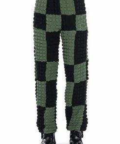 MET YOU IN SAN FRANCISCO COLORBLOCK PUFF WIDE LEG PANT -FINESSE-shop met you in san francisco colorblock puff wide leg pant olive 5 5