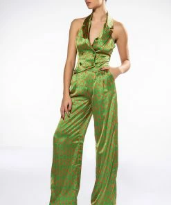 Alternative view of MINDING MY OWN WIDE LEG PANT
