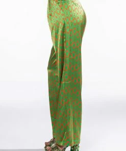 MINDING MY OWN WIDE LEG PANT 10 MINDING MY OWN WIDE LEG PANT -FINESSE-shop minding my own wide leg pant green multi 4 4 c1