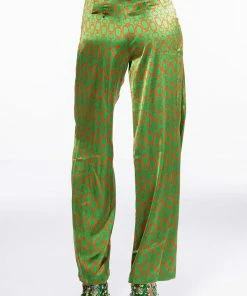 MINDING MY OWN WIDE LEG PANT 11 MINDING MY OWN WIDE LEG PANT -FINESSE-shop minding my own wide leg pant green multi 5 5 c1