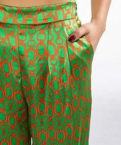 MINDING MY OWN WIDE LEG PANT 12 MINDING MY OWN WIDE LEG PANT -FINESSE-shop minding my own wide leg pant green multi 6 6 c1