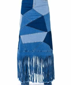 MIX 'N MATCH MAXI DENIM SKIRT 13 MIX 'N MATCH MAXI DENIM SKIRT -FINESSE-shop mix n match maxi denim skirt medium blue denim 5 5 c1