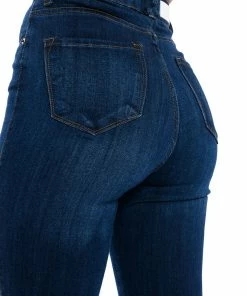 MODEL CALL HIGH RISE STRETCHY SKINNY JEANS -FINESSE-shop model call high rise stretchy skinny jeans dark blue 8 8