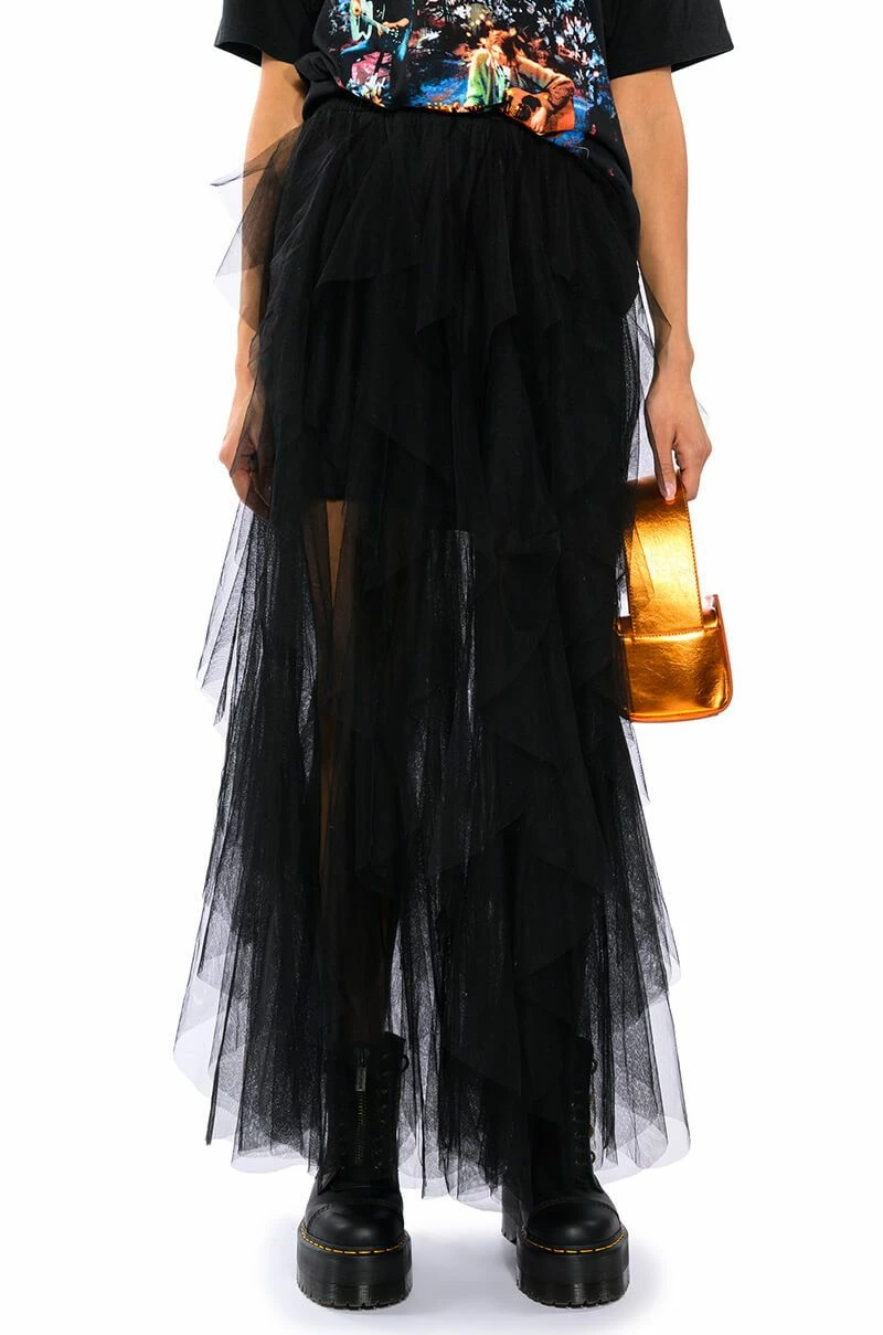 MODERN ROYALTY LAYERED MESH MAXI SKIRT 1 MODERN ROYALTY LAYERED MESH MAXI SKIRT