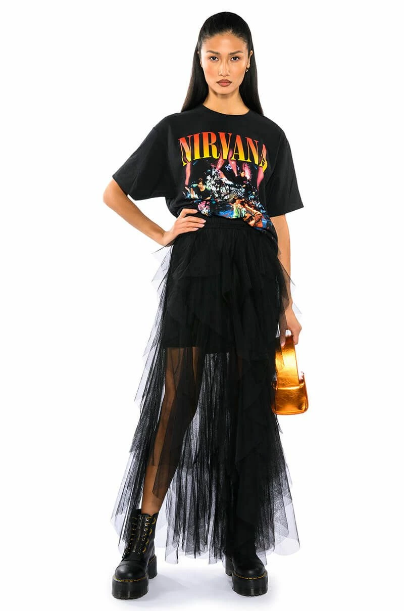 MODERN ROYALTY LAYERED MESH MAXI SKIRT 3 MODERN ROYALTY LAYERED MESH MAXI SKIRT - Image 3