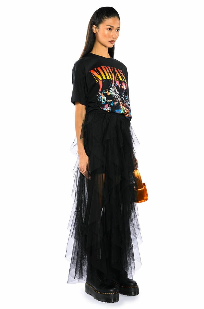 MODERN ROYALTY LAYERED MESH MAXI SKIRT 5 MODERN ROYALTY LAYERED MESH MAXI SKIRT - Image 5