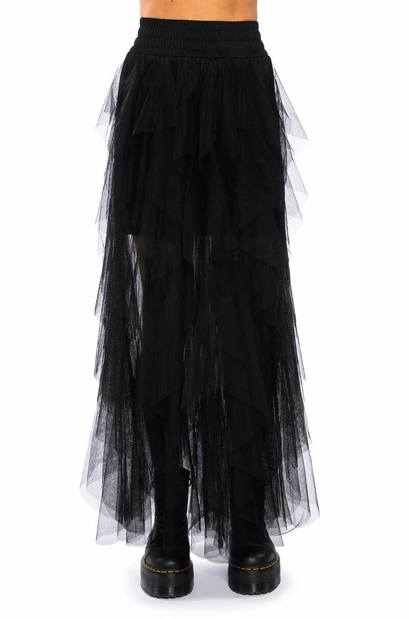 MODERN ROYALTY LAYERED MESH MAXI SKIRT 6 MODERN ROYALTY LAYERED MESH MAXI SKIRT - Image 6