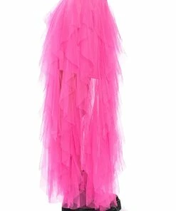 MODERN ROYALTY LAYERED MESH MAXI SKIRT -FINESSE-shop modern royalty layered mesh maxi skirt pink 5 5
