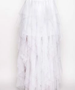 MODERN ROYALTY LAYERED MESH MAXI SKIRT 15 MODERN ROYALTY LAYERED MESH MAXI SKIRT -FINESSE-shop modern royalty layered mesh maxi skirt white 4 4
