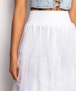 MODERN ROYALTY LAYERED MESH MAXI SKIRT 18 MODERN ROYALTY LAYERED MESH MAXI SKIRT -FINESSE-shop modern royalty layered mesh maxi skirt white 7 7
