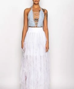 MODERN ROYALTY LAYERED MESH MAXI SKIRT 19 MODERN ROYALTY LAYERED MESH MAXI SKIRT -FINESSE-shop modern royalty layered mesh maxi skirt white 8 8