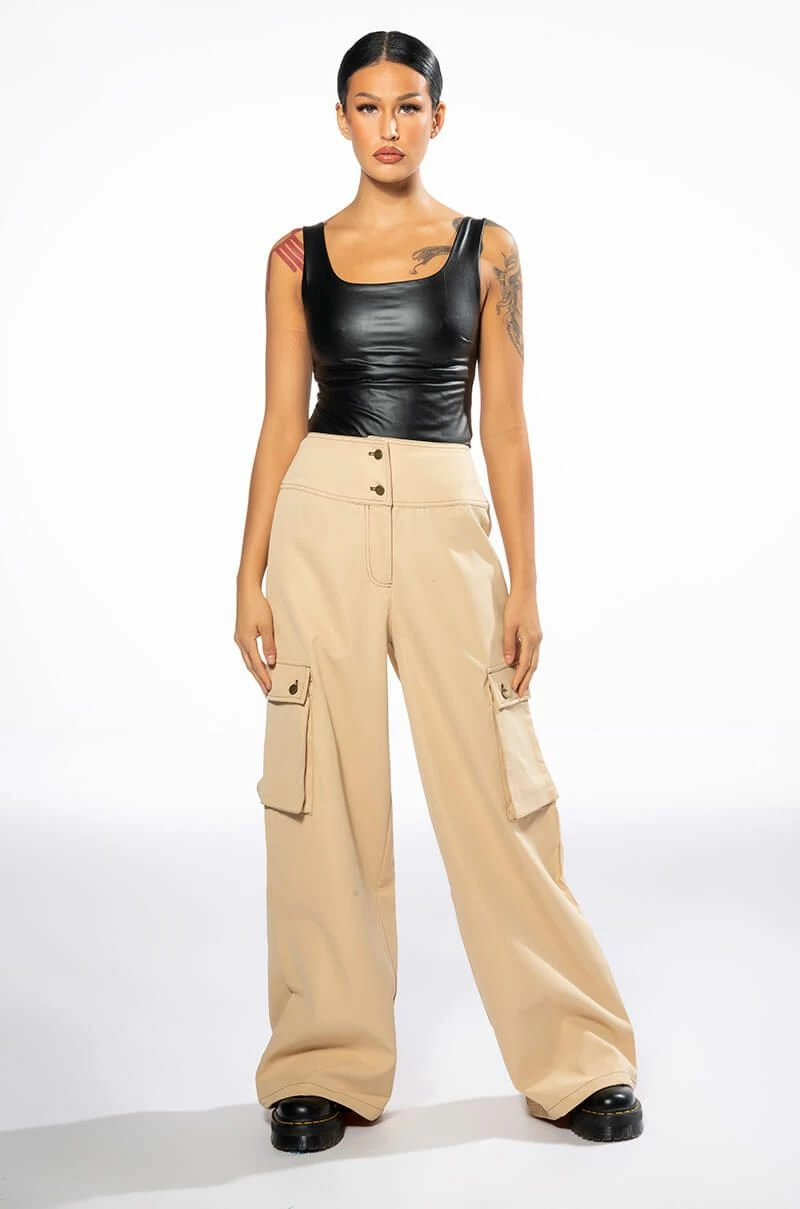 MONEY WIDE LEG CARGO PANTS 8 MONEY WIDE LEG CARGO PANTS - Image 8