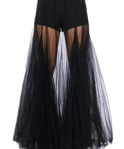 MY ALL MAXI TULLE SKIRT -FINESSE-shop my all maxi tulle skirt black 5 5 c1 c1 c1