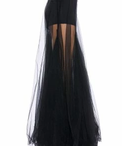 MY ALL MAXI TULLE SKIRT -FINESSE-shop my all maxi tulle skirt black 6 6 c1 c1 c1