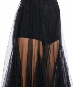 MY ALL MAXI TULLE SKIRT -FINESSE-shop my all maxi tulle skirt black 8 8 c1 c1