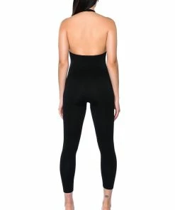 MY EVERYDAY HALTER JUMPSUIT -FINESSE-shop my everyday halter jumpsuit black 7 7