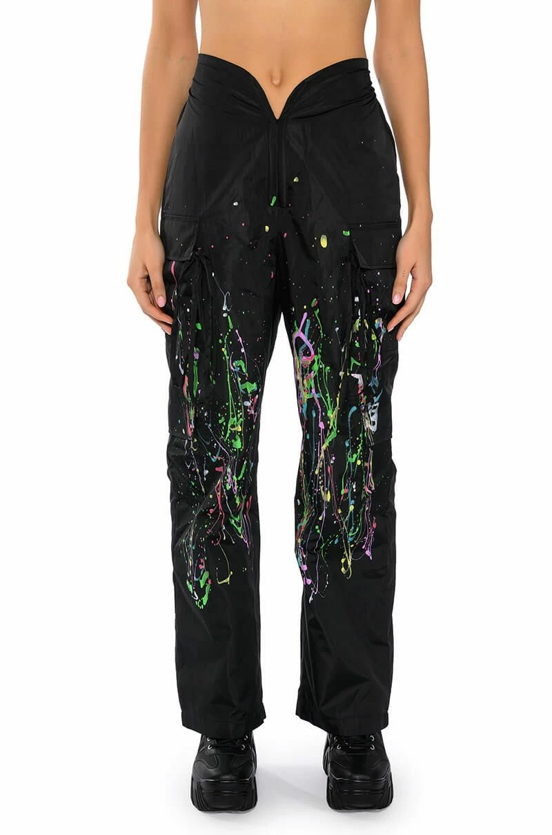 MY TIME PAINTED WIDE LEG PANTS 1 MY TIME PAINTED WIDE LEG PANTS