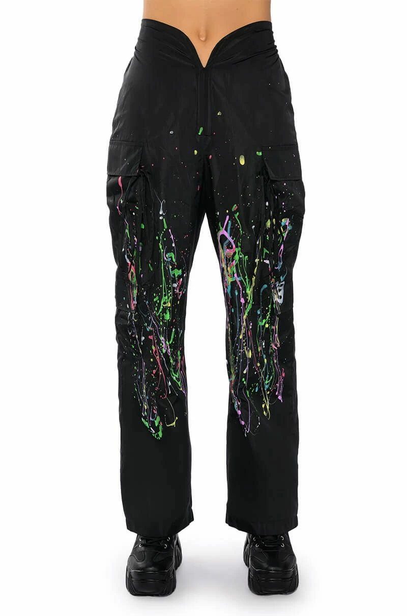 MY TIME PAINTED WIDE LEG PANTS 6 MY TIME PAINTED WIDE LEG PANTS - Image 6