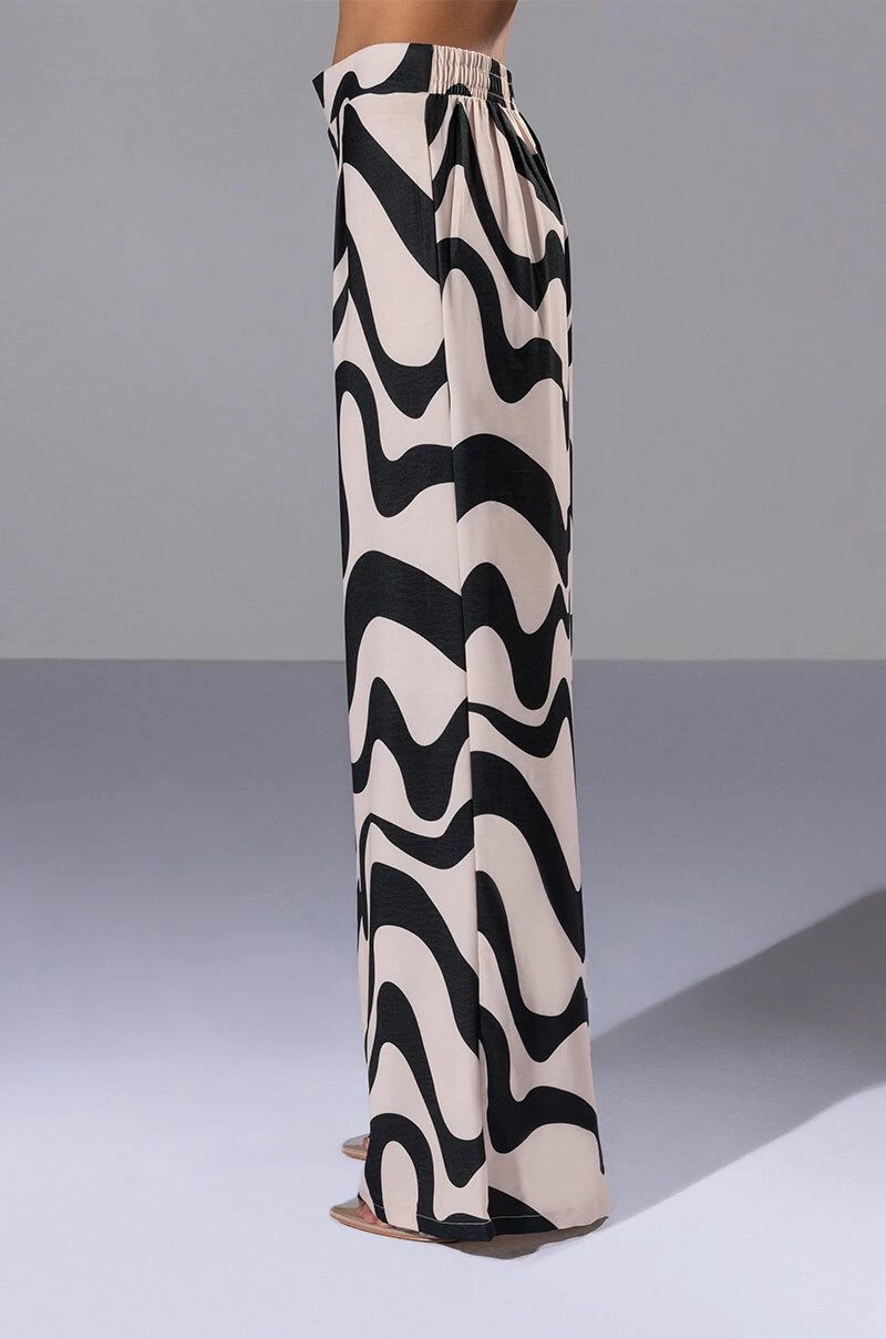 MYSTICAL WAYS WAVY PALAZZO PANT 5 MYSTICAL WAYS WAVY PALAZZO PANT - Image 5