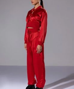 NEVER BORING SATIN DRAWSTRING JOGGER 9 NEVER BORING SATIN DRAWSTRING JOGGER -FINESSE-shop never boring satin drawstring jogger rust 3 3