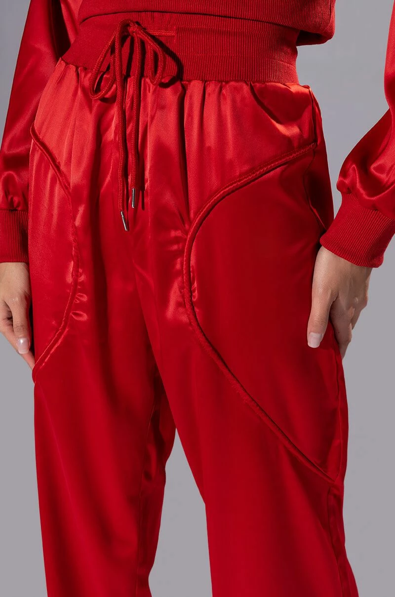 NEVER BORING SATIN DRAWSTRING JOGGER 7 NEVER BORING SATIN DRAWSTRING JOGGER - Image 7