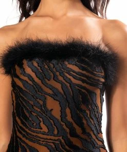 NEVERMIND FEATHER DETAIL JUMPSUIT -FINESSE-shop nevermind feather detail jumpsuit brown 6 6