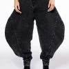 NEW YOU ABSTRACT VOLUME DENIM PANT