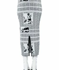 NEWSWORTHY KNIT MAXI SKIRT -FINESSE-shop newsworthy knit maxi skirt black multi 11 11