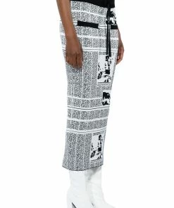 NEWSWORTHY KNIT MAXI SKIRT -FINESSE-shop newsworthy knit maxi skirt black multi 5 5