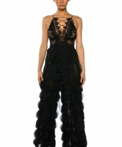 NEXT TIME TEXTURED WIDE LEG PANT -FINESSE-shop next time textured wide leg pant black 4 4