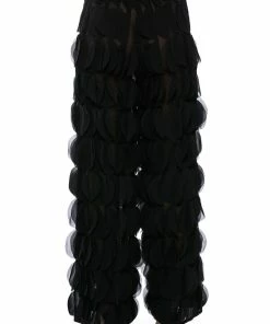 NEXT TIME TEXTURED WIDE LEG PANT -FINESSE-shop next time textured wide leg pant black 7 7