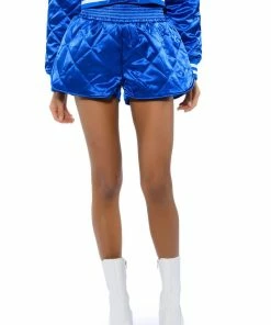 NO CAP QUILTED SATIN DOLPHIN SHORTS -FINESSE-shop no cap quilted satin dolphin shorts blue 3 3 c1