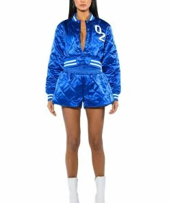 NO CAP QUILTED SATIN DOLPHIN SHORTS -FINESSE-shop no cap quilted satin dolphin shorts blue 5 5 c1