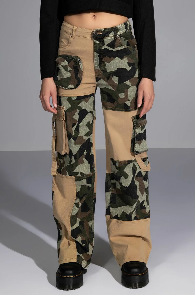 NO HEART PATCHWORK CAMO PANT 1 NO HEART PATCHWORK CAMO PANT