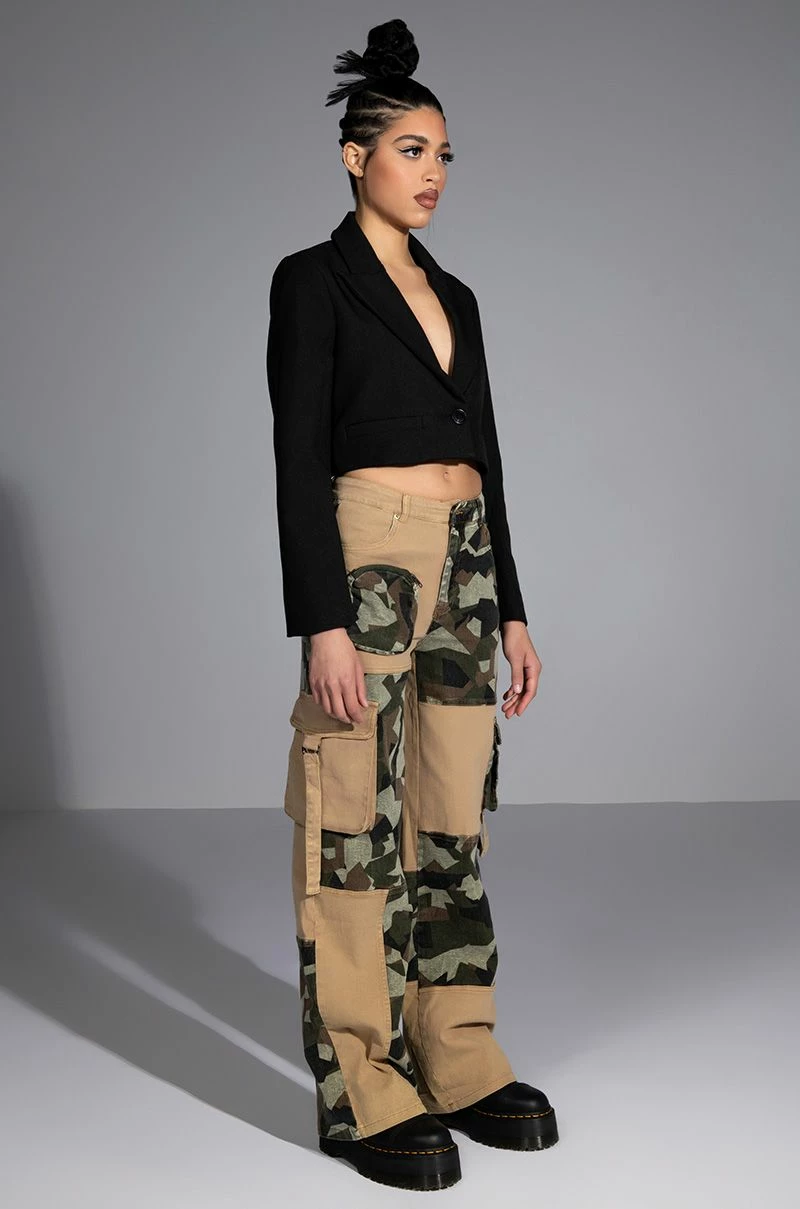 NO HEART PATCHWORK CAMO PANT 2 NO HEART PATCHWORK CAMO PANT - Image 2