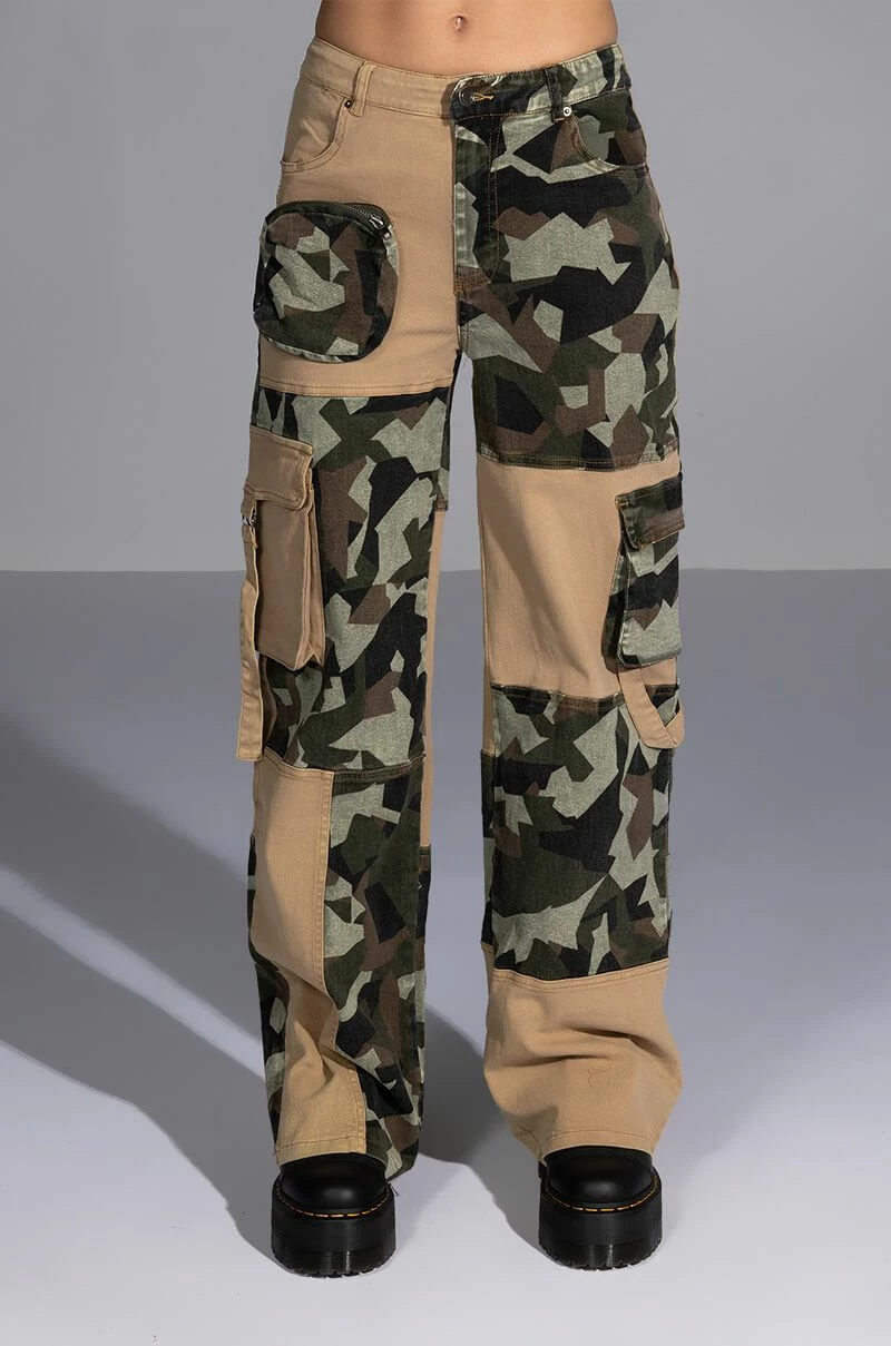 NO HEART PATCHWORK CAMO PANT 3 NO HEART PATCHWORK CAMO PANT - Image 3