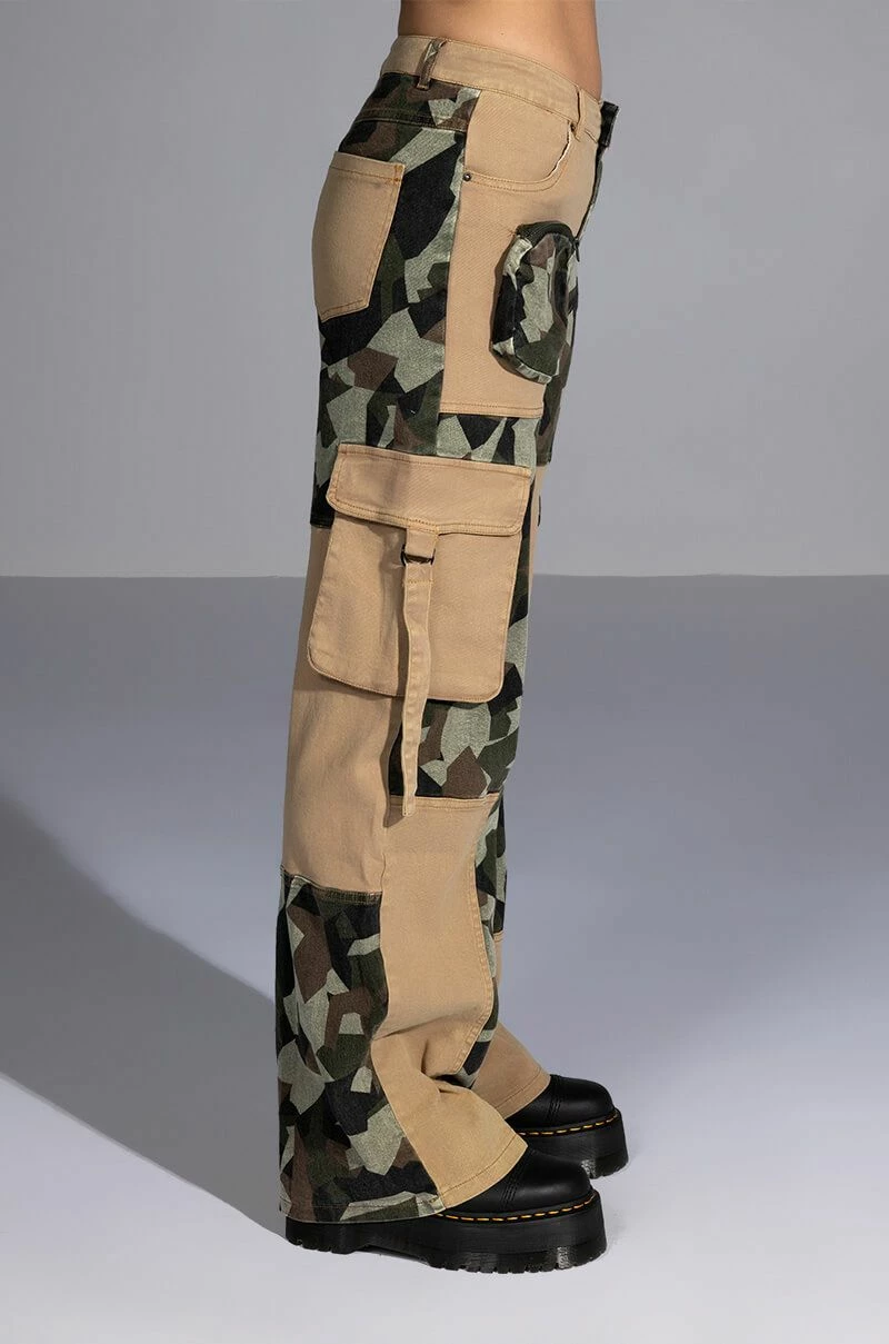NO HEART PATCHWORK CAMO PANT 4 NO HEART PATCHWORK CAMO PANT - Image 4