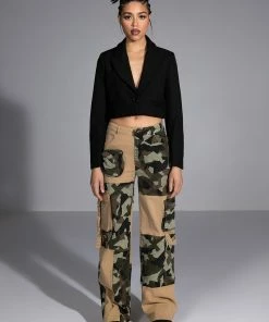 NO HEART PATCHWORK CAMO PANT 15 NO HEART PATCHWORK CAMO PANT -FINESSE-shop no heart patchwork camo pant brown multi 8 8