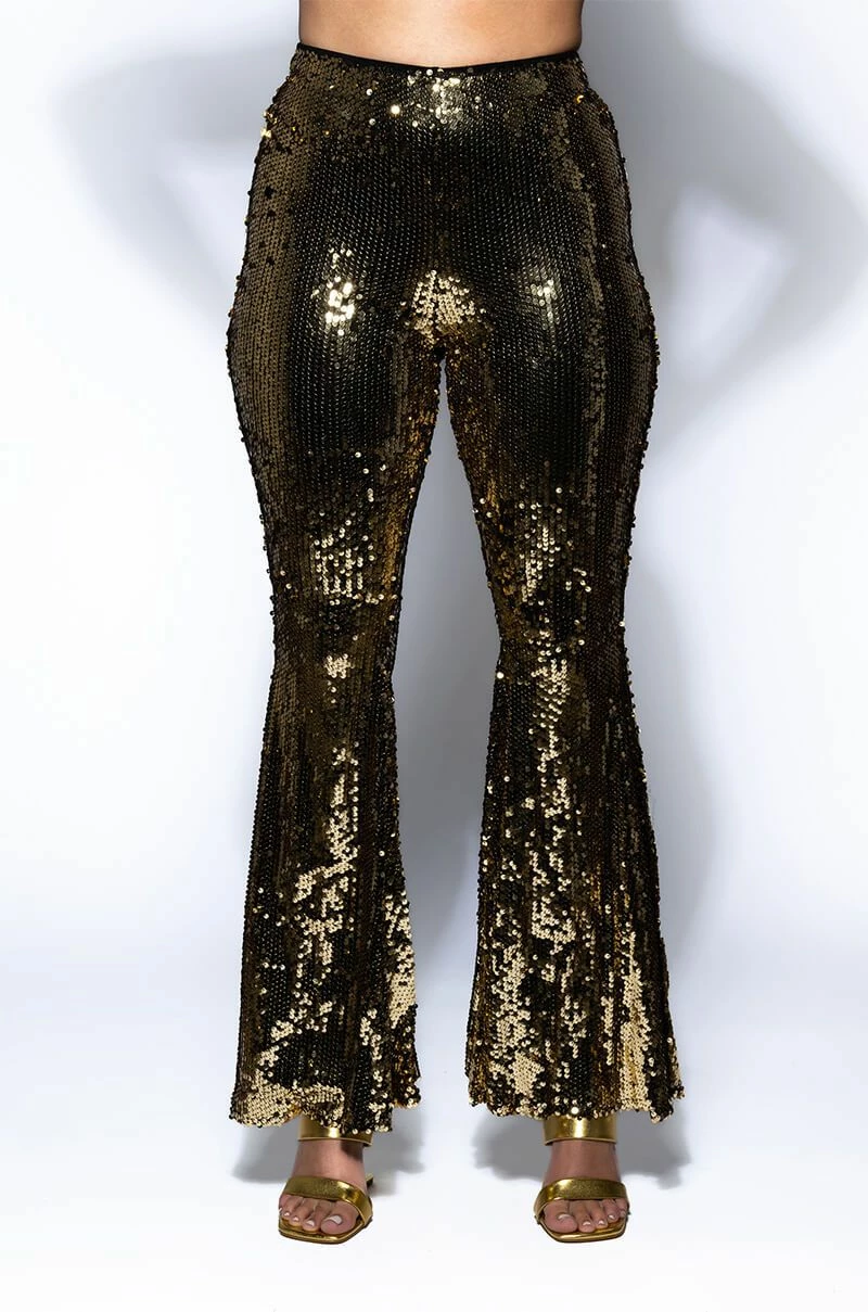 NO RISK NO FUN SEQUIN FLARE PANT 4 NO RISK NO FUN SEQUIN FLARE PANT - Image 4