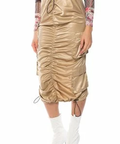 NO STOPPIN ME CARGO MIDI SKIRT 13 NO STOPPIN ME CARGO MIDI SKIRT -FINESSE-shop no stoppin me cargo midi skirt light brown 1 1 c1