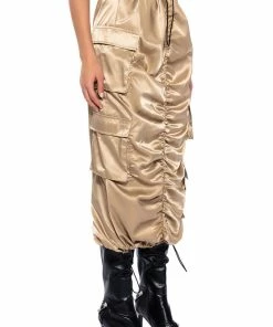 NO STOPPIN ME CARGO MIDI SKIRT