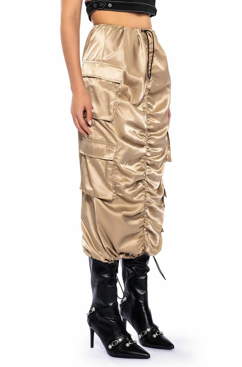 NO STOPPIN ME CARGO MIDI SKIRT 1 NO STOPPIN ME CARGO MIDI SKIRT