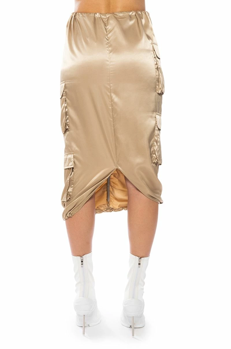 NO STOPPIN ME CARGO MIDI SKIRT 8 NO STOPPIN ME CARGO MIDI SKIRT - Image 8