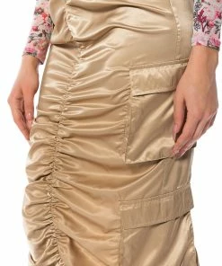 NO STOPPIN ME CARGO MIDI SKIRT 17 NO STOPPIN ME CARGO MIDI SKIRT -FINESSE-shop no stoppin me cargo midi skirt light brown 8 8 c1