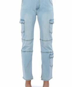 NOT YOUR AVERAGE GIRL DENIM PANTS -FINESSE-shop not your average girl denim pants light blue 3 3